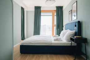 Decorous cozy city view suite